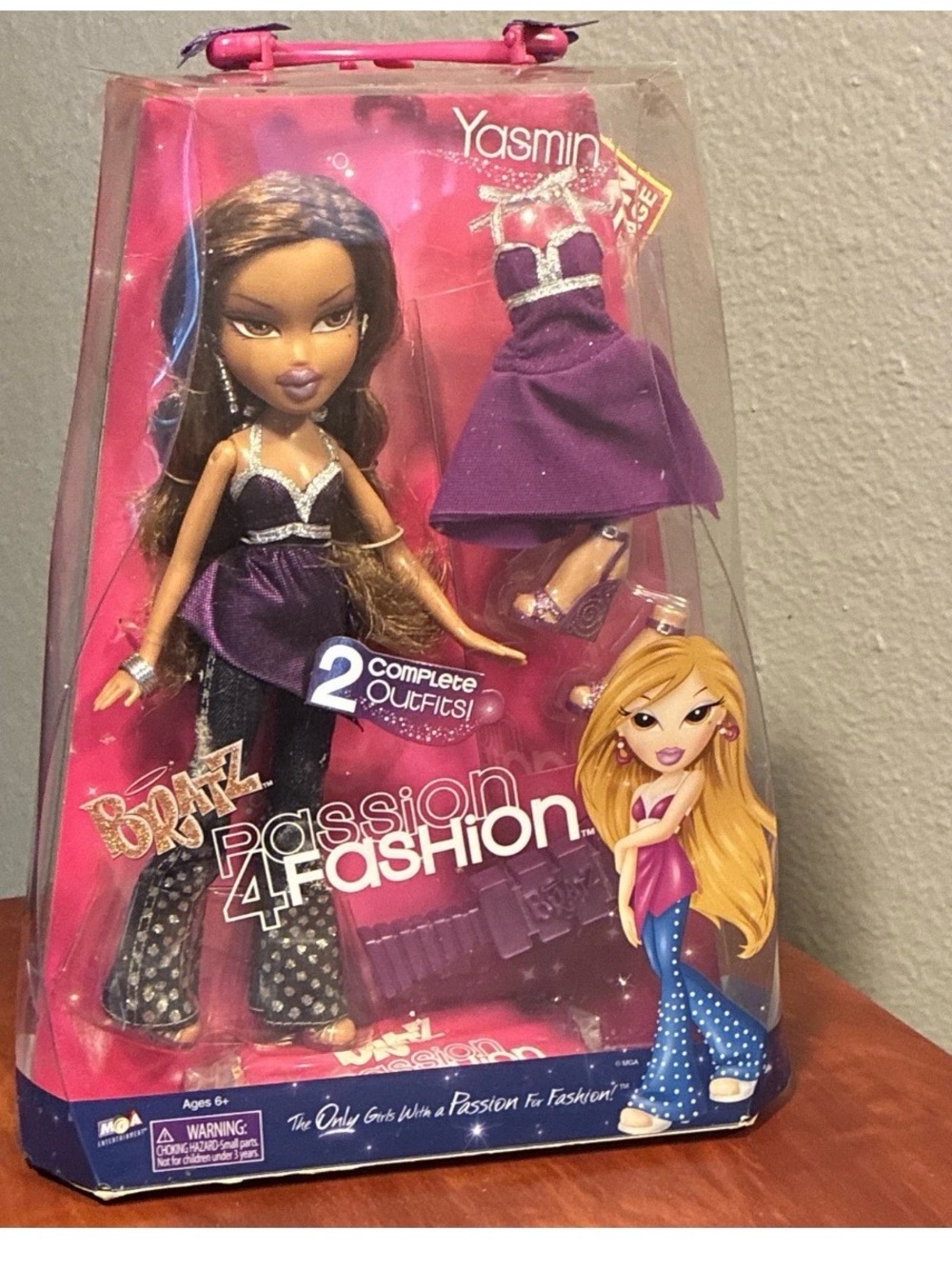 Bratz Yasmin Passion 4 Fashion Doll - Purple Outfit